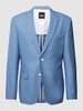 BOSS 2-Knopf-Sakko mit Strukturmuster Modell 'Janson' Blau