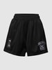 Ellesse Shorts aus Mesh mit Label-Patch Schwarz
