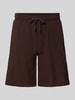 ONLY & SONS Loose Fit Shorts aus reiner Baumwolle Modell 'CRUZ' Dunkelbraun