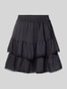 Gina Tricot Minirock mit Häkelspitze Modell 'Boho' Black