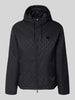 Emporio Armani Regular Fit Jacke mit Allover-Logo-Print Black