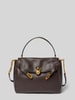 MICHAEL Michael Kors Handtas met logodetail model 'Hamilton' Donkerbruin