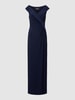 Lauren Dresses Sukienka wieczorowa w kopertowym stylu model ‘LEONIDAS’ Granatowy