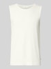 s.Oliver RED LABEL Slim Fit Tank Top aus Baumwoll-Mix Weiss