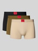 HUGO Boxershort met elastische band in een set van 3 stuks Blauw