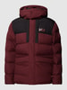 Helly Hansen Gewatteerd jack met labelprint, model 'EXPLORER' Bordeaux