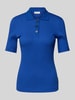 Marc O'Polo Slim Fit Poloshirt aus Baumwoll-Modal-Mix Royal