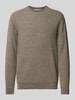 SELECTED HOMME Strickpullover mit Strukturmuster Modell 'ROSS' Mittelgrau