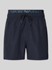 Emporio Armani Badehose mit elastischem Bund Dunkelblau