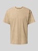 G-Star Raw T-shirt met labelprint Beige
