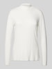 Smith and Soul Longsleeve mit Stehkragen Offwhite