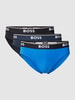 BOSS Slip mit elastischem Logo-Bund im 3er-Pack Royal