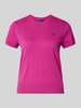 Polo Ralph Lauren Strickshirt mit Logo-Stitching Pink