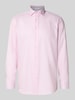 SEIDENSTICKER REGULAR FIT Regular Fit Business-Hemd mit Knopfleiste Rose