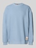 Scotch & Soda Oversized Sweatshirt mit Logo-Patch Blau