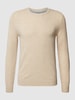 MCNEAL Pullover in Ripp-Optik Modell 'FILO' Offwhite meliert