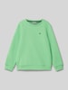 Lacoste Sweatshirt mit Label-Stitching Hellgruen