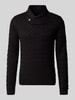 Jack & Jones Premium Strickpullover mit Stehkragen Modell 'CRASH' Black