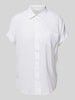 Christian Berg Woman Bluzka koszulowa z kieszenią na piersi Biały