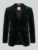 CG - Club of Gents Slim fit 2-knoops colbert van fluweel, model 'Prince' Donkergroen