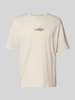 Jack & Jones T-Shirt mit Label-Print Modell 'PRAIA' Beige