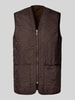Barbour Regular fit bodywarmer met warme fleece aan de binnenkant Donkerbruin