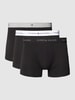 Tommy Hilfiger Trunks mit Logo-Stitching im 3er-Pack Mittelgrau