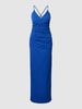 Jake*s Cocktail Abendkleid mit V-Ausschnitt Royalblau