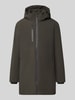 Lindbergh Regular Fit Parka mit Logo-Print Dunkelgruen