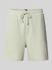 Tommy Jeans Relaxed fit sweatshort met structuurmotief Rietgroen