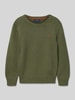 Polo Ralph Lauren Teens Strickpullover mit Label-Stitching Hellgruen