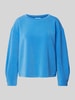 s.Oliver RED LABEL Relaxed Fit Sweatshirt aus Modal-Mix-Scuba Blau