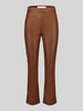 Raffaello Rossi Wide Leg Kunstlederhose aus Viskose-Mix Modell 'MACY' Camel