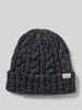 Barts Beanie met labeldetail, model 'Kaen' 