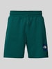 The North Face Regular Fit Sweatshorts mit Label-Print Dunkelgruen