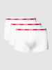 HUGO Nauwsluitende boxershort met logoband Wit