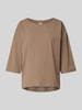 Fransa T-Shirt mit 3/4-Arm Modell 'siva' Taupe