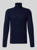 Polo Ralph Lauren Slim fit gebreide pullover van een mix van wol en kasjmier Marineblauw