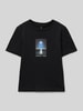 Jack & Jones T-Shirt mit Label-Print Modell 'CALMA' Black