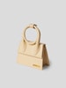 Jacquemus Micro Bag mit Label-Applikation Beige