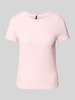 Vero Moda Regular fit T-shirt in kreuklook, model 'ELENE' Roze