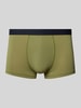 Hanro Trunks mit Label-Bund Oliv