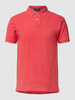 Polo Ralph Lauren Slim fit poloshirt met labelstitching Rood