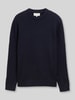 Tom Tailor Regular Fit Pullover aus reiner Baumwolle Dunkelblau