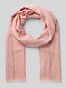Tommy Hilfiger Schal mit kurzen Fransen Hellrosa