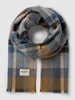 Barts Schal mit Tartan-Karo Mittelgrau meliert