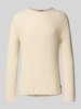 REVIEW Strickpullover mit Rundhalsausschnitt Ecru