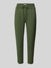 ICHI Spodnie dresowe z elastycznym pasem model ‘KATE’ Khaki