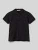Mango Regular Fit Poloshirt mit Label-Stitching Modell 'javier' Black