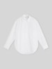 Tom Tailor Loose fit overhemdblouse van mix van katoen en lyocell Wit